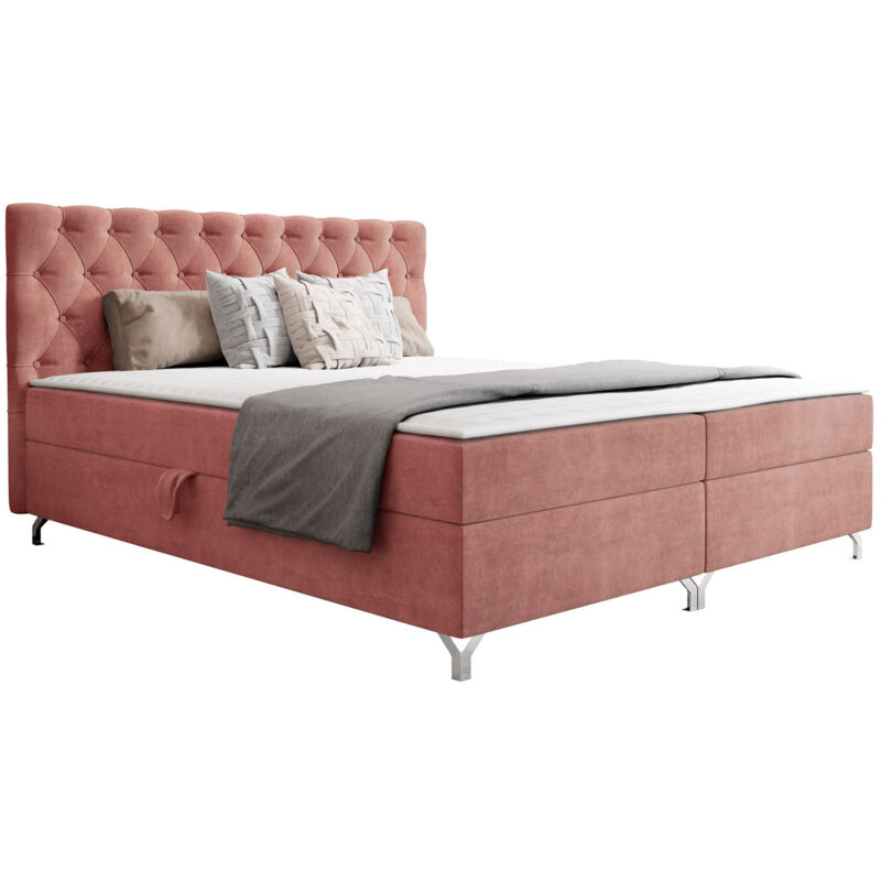 foto del prodotto letto continentale memphis 141, manila 29, doppio, continentale, 160x200, 166x207x114cm