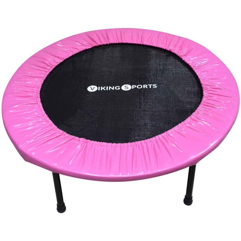 foto del prodotto viking sports trampolino da fitness pieghevole 101x22,5 cm rosa