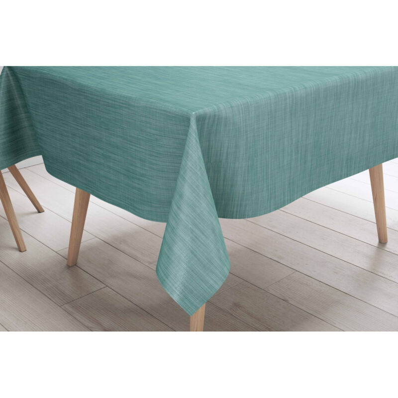 foto del prodotto tovaglia lima acqua marina tela cerata plastificata pvc lavabile antiscivolo made in italy cm. 140x240 x12 persone