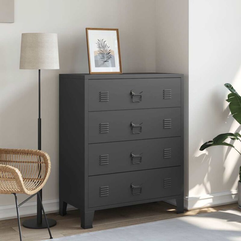 foto del prodotto furniture limited cassettiera in metallo in stile industriale
