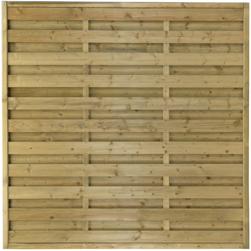 foto del prodotto pannello frangivista da giardino 90x180 cm in legno impregnato