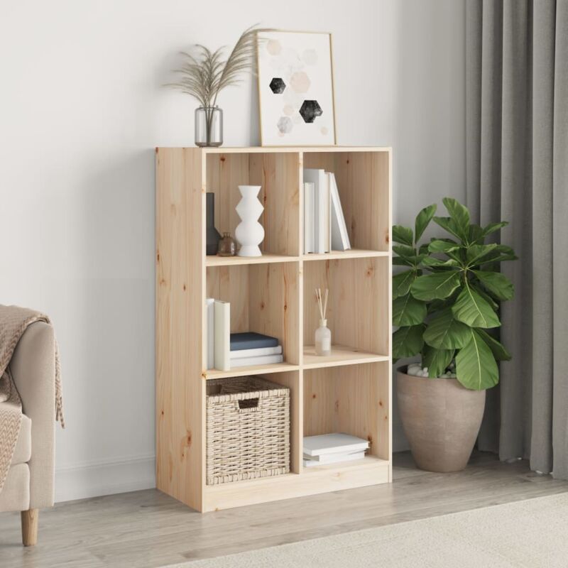 foto del prodotto furniture limited libreria 70x33x110 cm in legno massello di