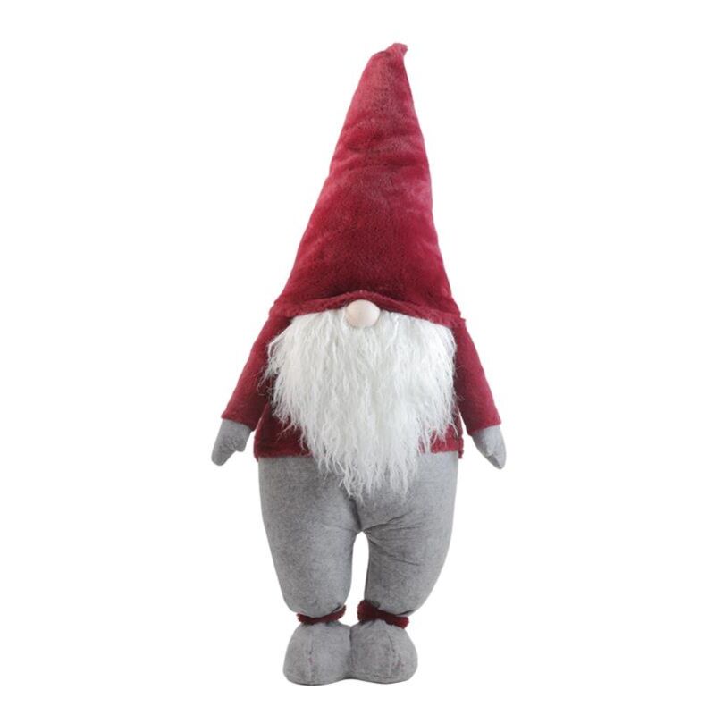 foto del prodotto maury s gnomo natalizio santa antique da 100 cm in colore burgundy