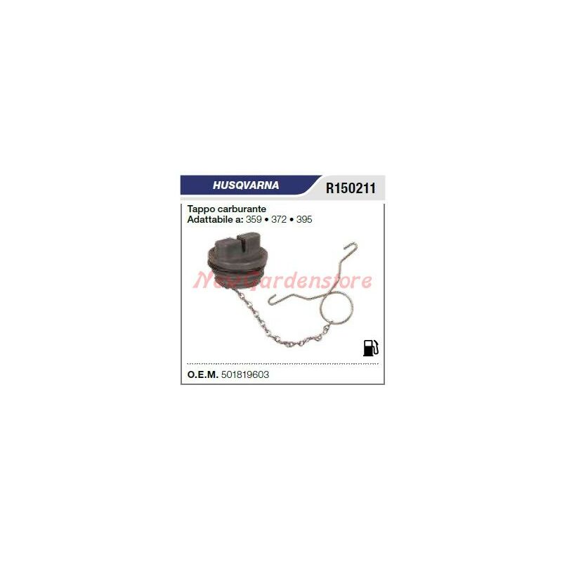 foto del prodotto tappo carburante husqvarna motosega 359 372 395 r150211