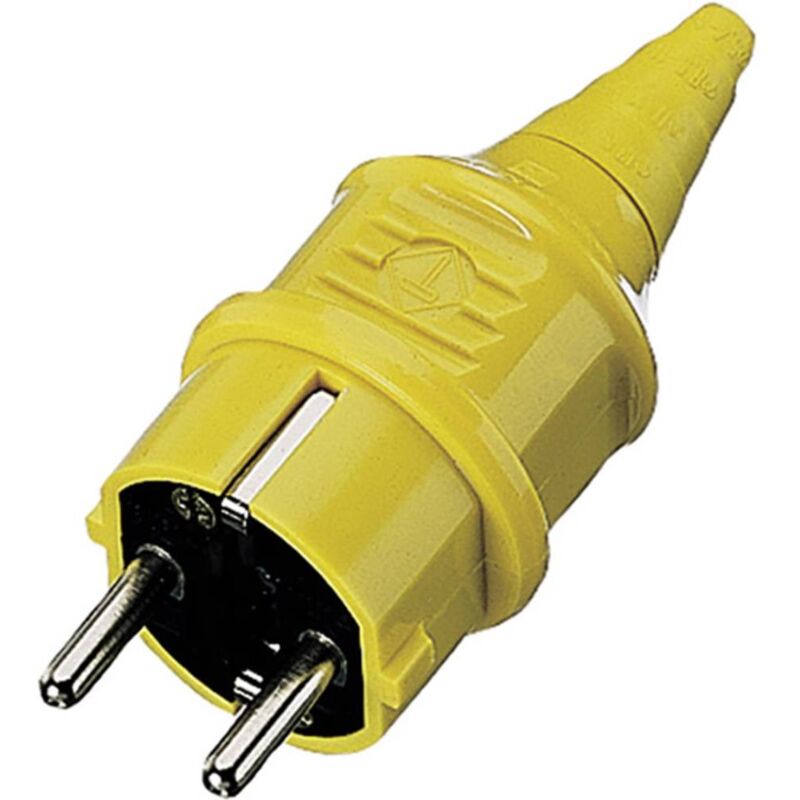 foto del prodotto 10840 spina di sicurezza plastica 230 v giallo ip44 mennekes