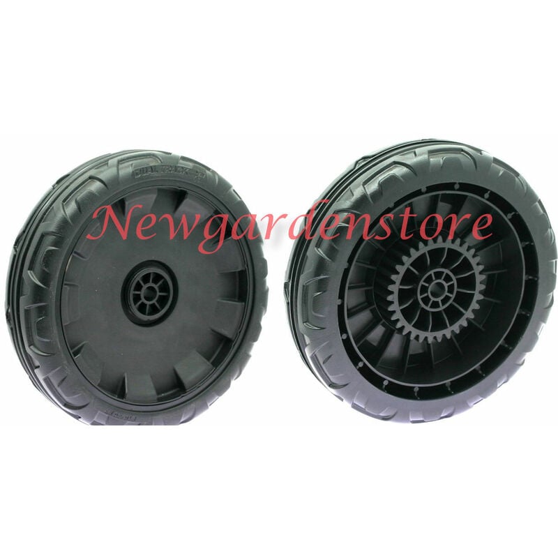foto del prodotto ruota posteriore rasaerba adattabile husqvarna 420457 544916701 215mm m46 500cd