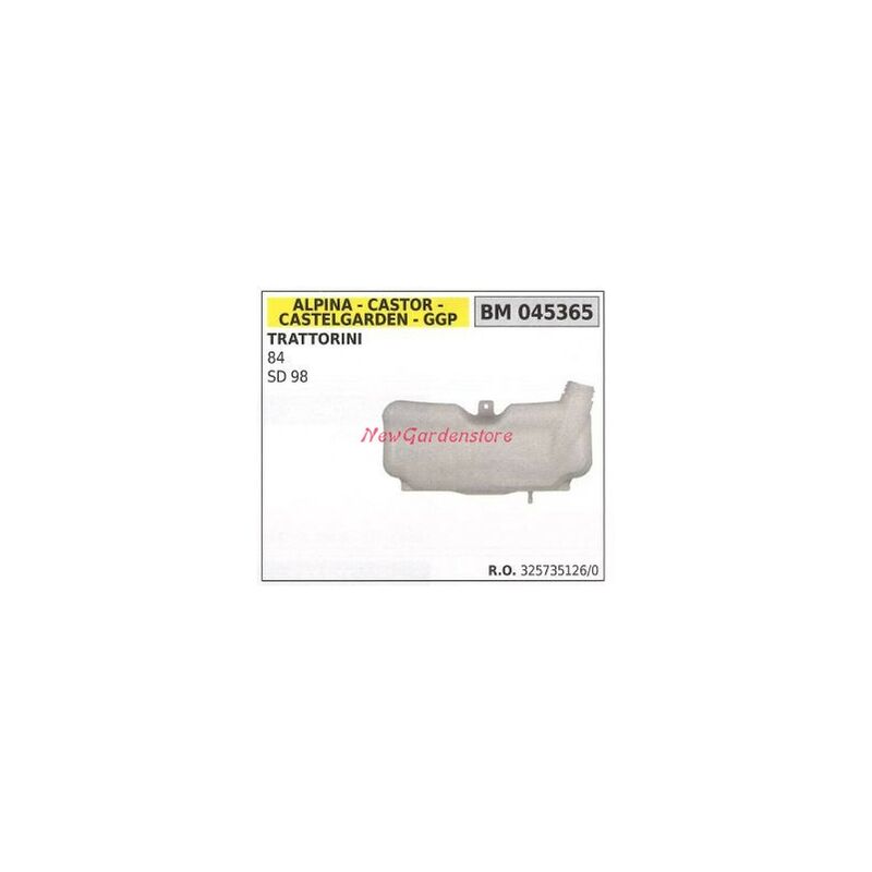 foto del prodotto serbatoio carburante alpina motore trattorino rasaerba 84 sd 98 045365