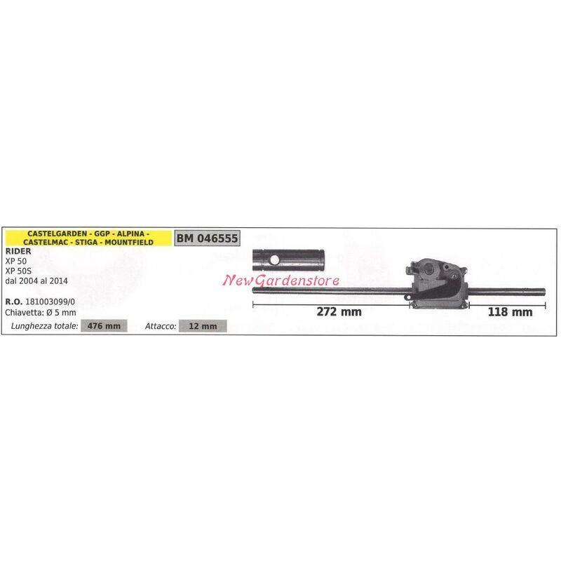 foto del prodotto trazione semovenza alpina rider rasaerba tosaerba xp 50 50s 046555