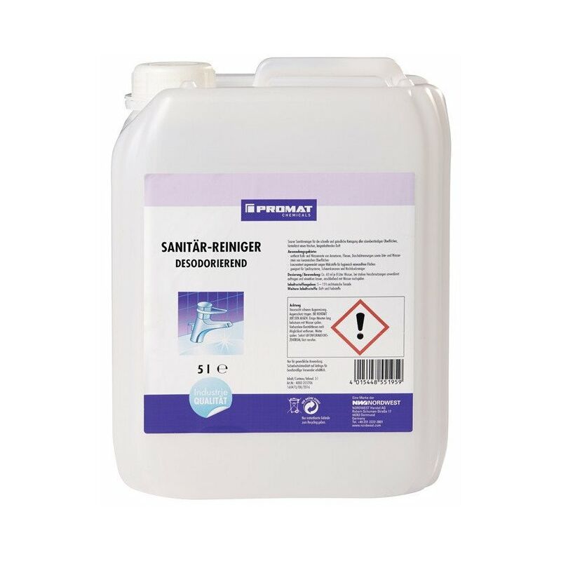 foto del prodotto promat chemicals detergente per sanitari tanica da 5 l