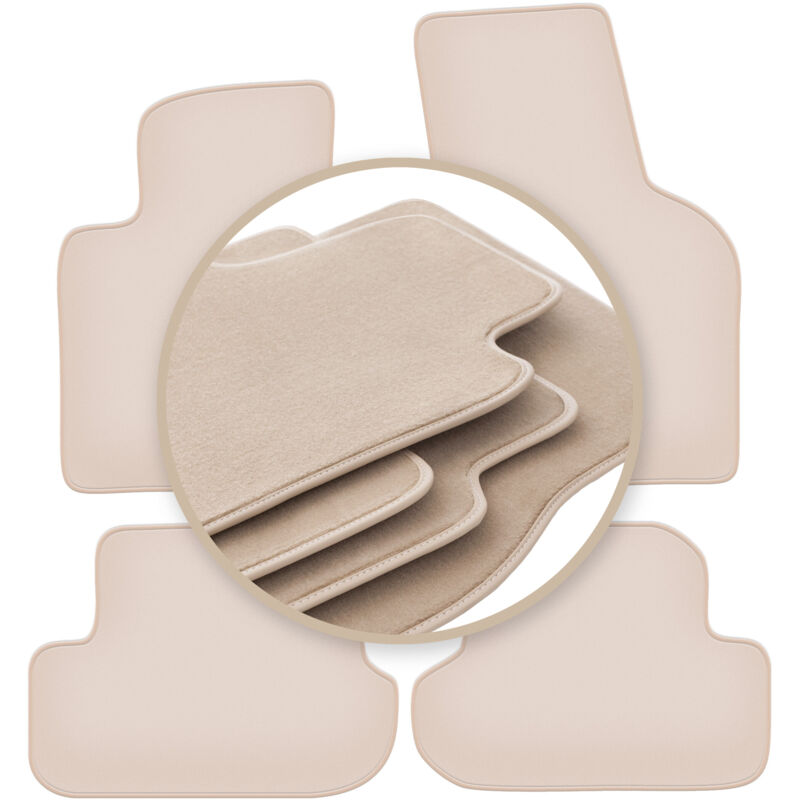 foto del prodotto tappetini premium beige per volkswagen maggiolino cabrio, coup 2012 2019