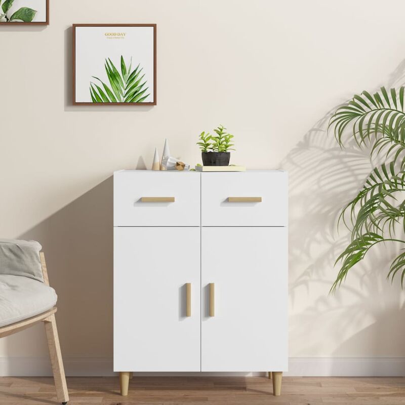 foto del prodotto prolenta premium furniture limited credenza bianca 69,5x34x89 cm in legno