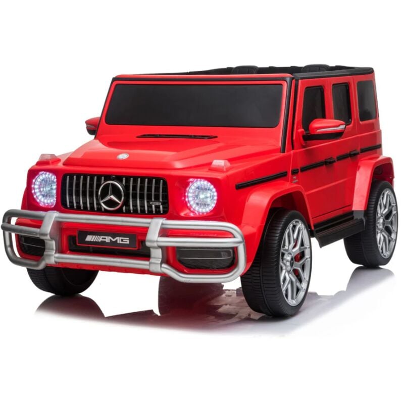 foto del prodotto auto elettrica per bambini mercedes classe g amg 12v big 2 posti rosso
