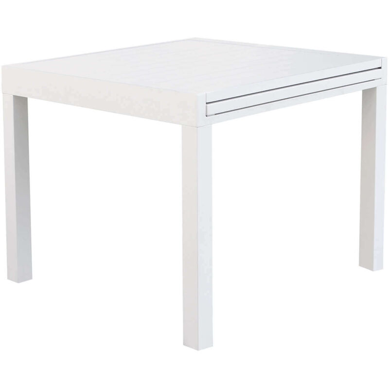 foto del prodotto milani home jerri tavolo da giardino in alluminio 90 x 90 180