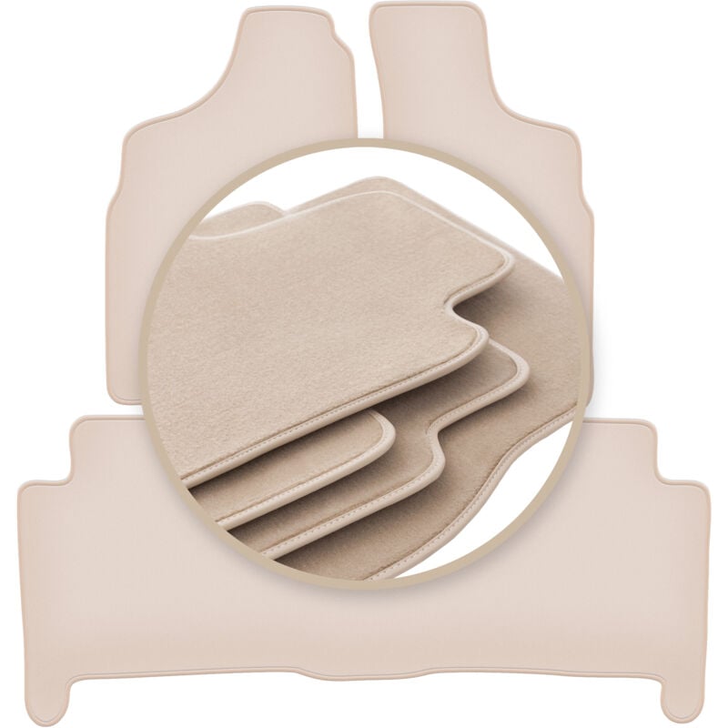 foto del prodotto tappetini beige premium per nissan terrano ii suv 1993 2005