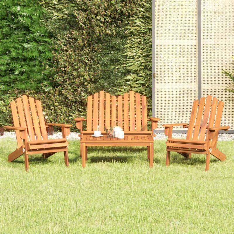 foto del prodotto prolenta premium furniture limited set salotto da giardino adirondack 4pz legno