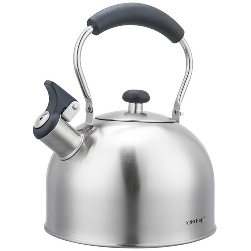 immagine 0 del prodotto bollitore 2,5l con fischio kinghoff kh 1859 argento