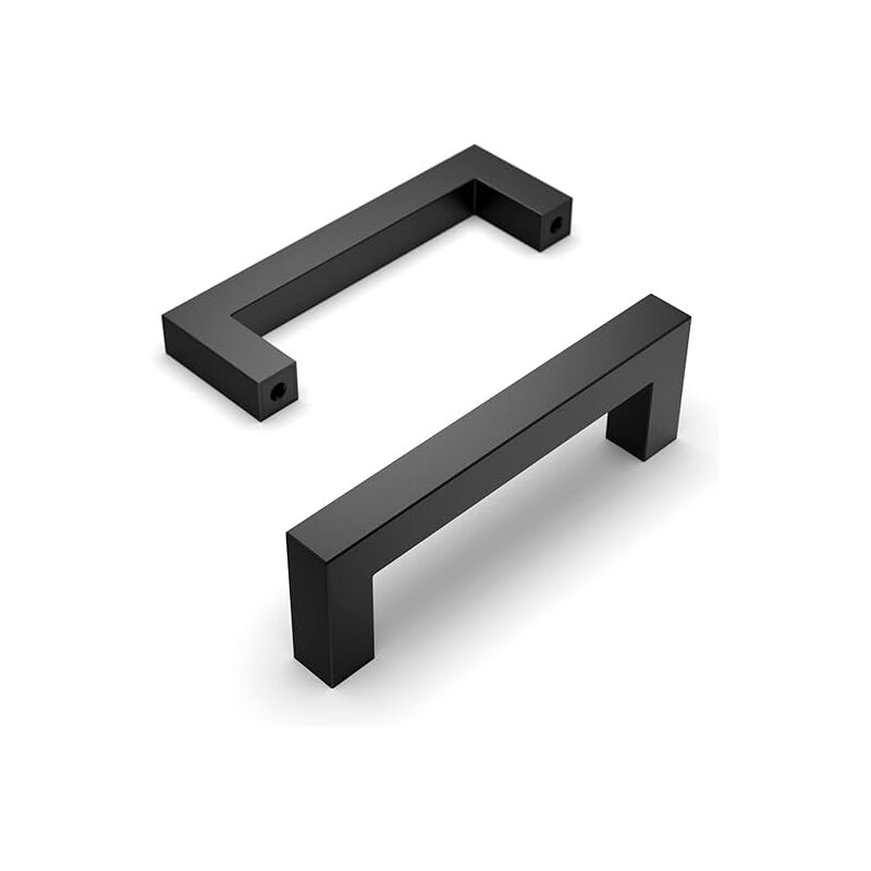 foto del prodotto l h cfcahl 15 pezzi maniglia per mobili distanza centrale 96 mm nero cucina acciaio inossidabile maniglia per mobili da cucina maniglie per