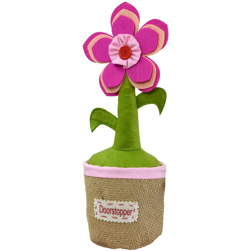 foto del prodotto wagner fermaporta pink flower diametro 14 x 38 cm i fermaporta da posizionare per interni i fermaporta qualit artigianale, decorativo in