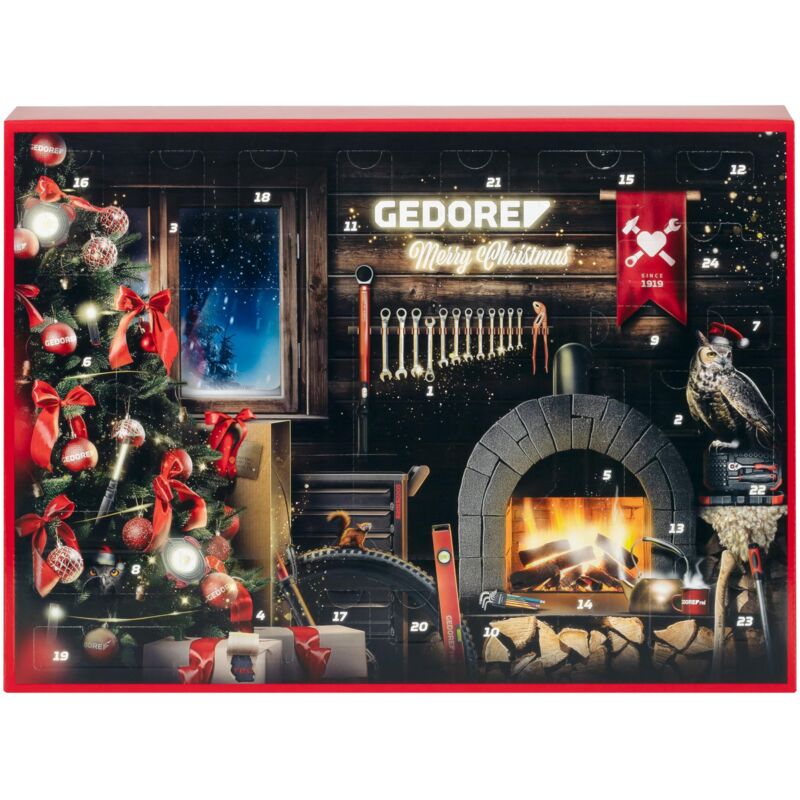 foto del prodotto gedore red r49013033 calendario dell avvento 2024, 33 pezzi, calendario dell avvento da uomo, regalo per uomini, calendario dell avvento con