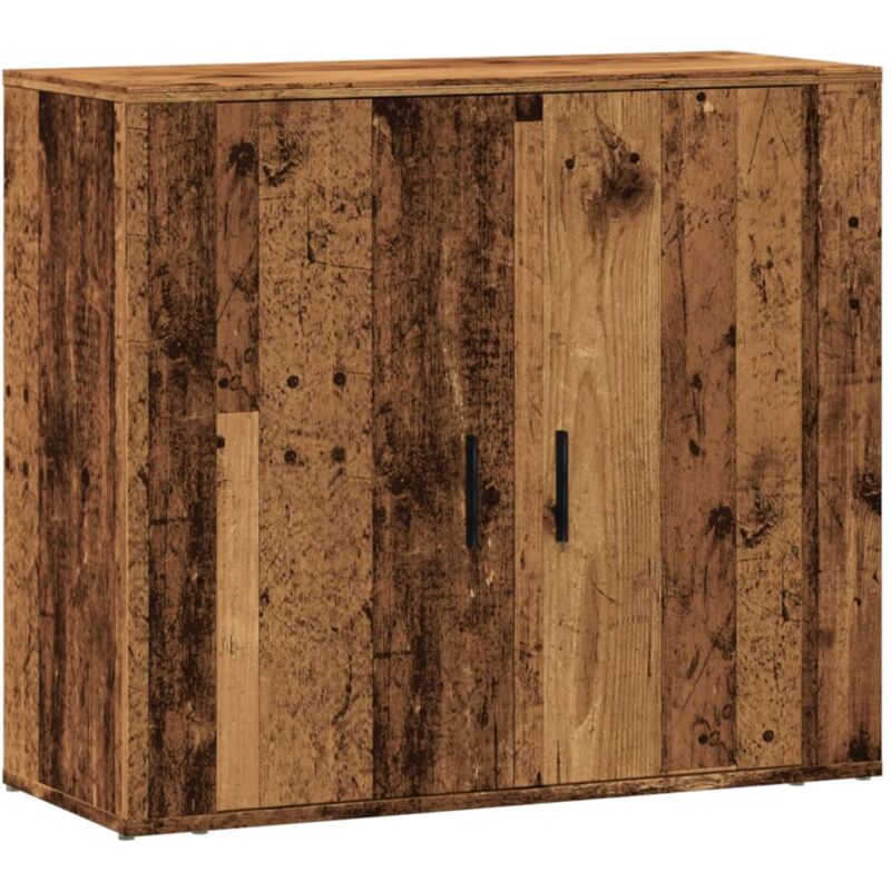 foto del prodotto credenza buffet cassettiera mobile contenitore organizer cucina soggiorno soggiorno legno vecchio 80 x 33 x 70 cm derivati del legno marrone