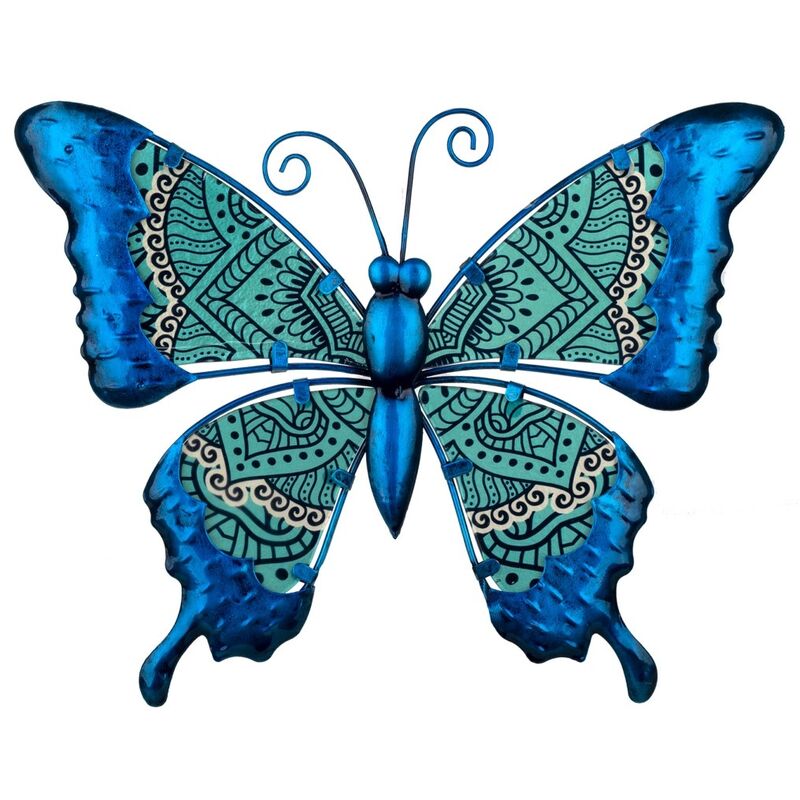 foto del prodotto signes grimalt muro di figura animale adorno blue garden broker figura 1x31x24cm 24971