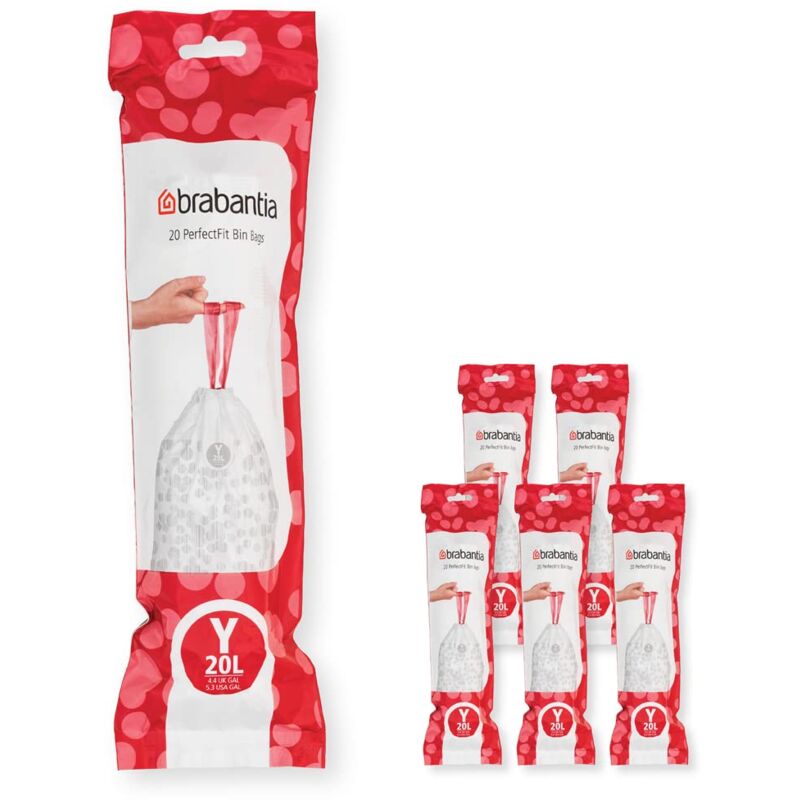 foto del prodotto brabantia perfectfit bags, code y, 20l, 120 bags