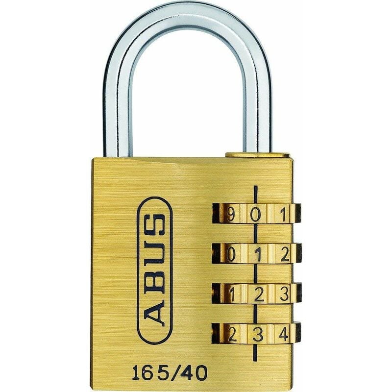 immagine 0 del prodotto abus lucchetto a combinazione 165 40 lucchetto in ottone con codice numerico regolabile individualmente serratura per valigia serratura a