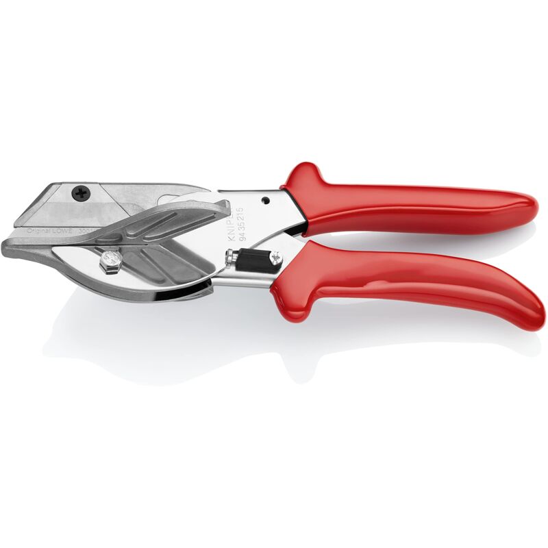 foto del prodotto knipex cesoia per cornici e per profili in resina sintetica e gomma cromata, rivestiti in resina sintetica 215 mm 94 35 215