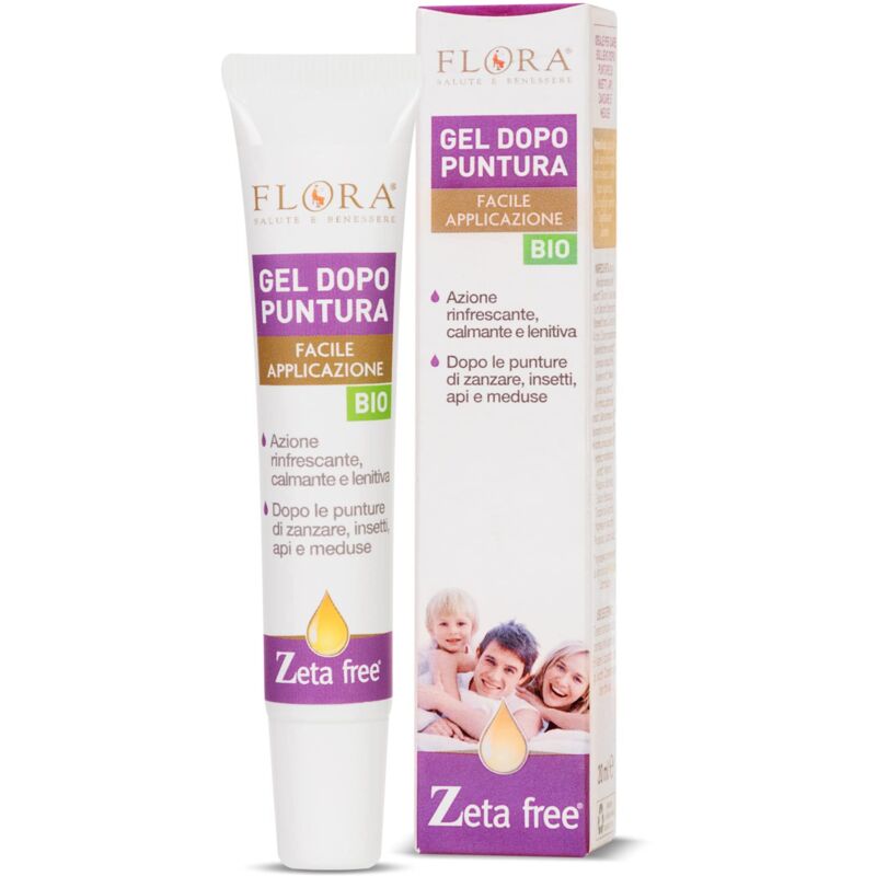 foto del prodotto flora zeta free gel dopo puntura 20 ml per un estate serena liberi dalle zanzare azione calmante rinfrescante lenitiva decongestionante. da