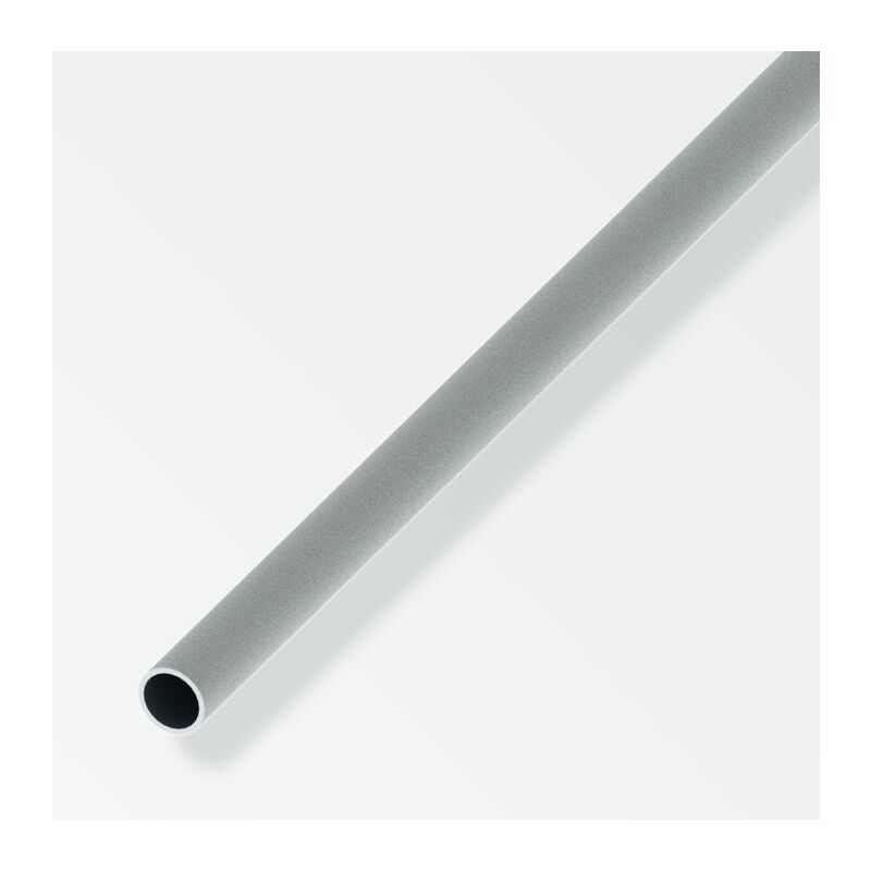 foto del prodotto tubo tondo alfer aluminium 8x1mm lunghezza 1m ottica cromata 01221