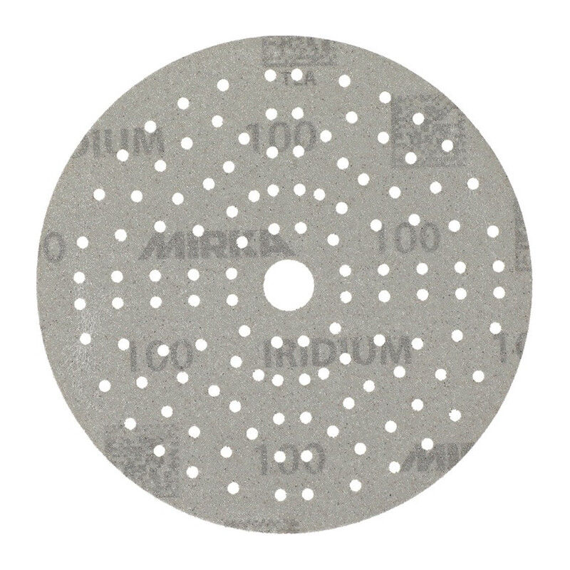 foto del prodotto disco abrasivo adesivo iridium grip 121l 150mm k.100 f.ho metallo lacca co. per 100 