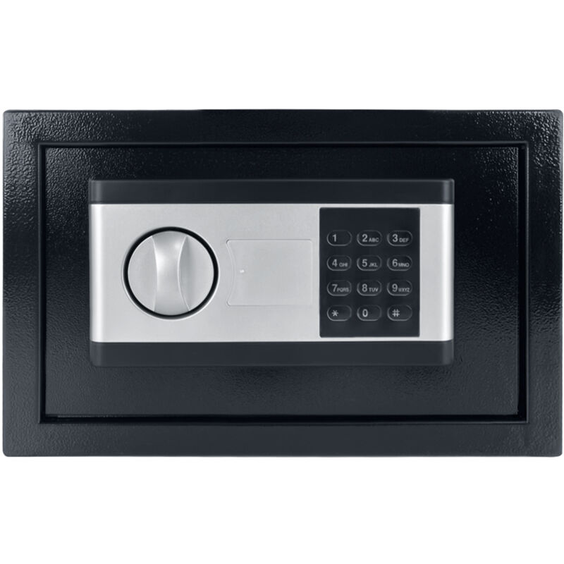 immagine 0 del prodotto cassaforte elettronica inclusa scatola batteria, 2 chiavi di sicurezza, cassaforte a pavimento, cassaforte blindata con combinazione, 8,5l 31 x 20 x
