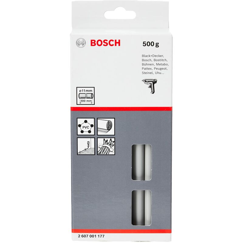 foto del prodotto bosch barra pegamento gris 11x200mm 500g