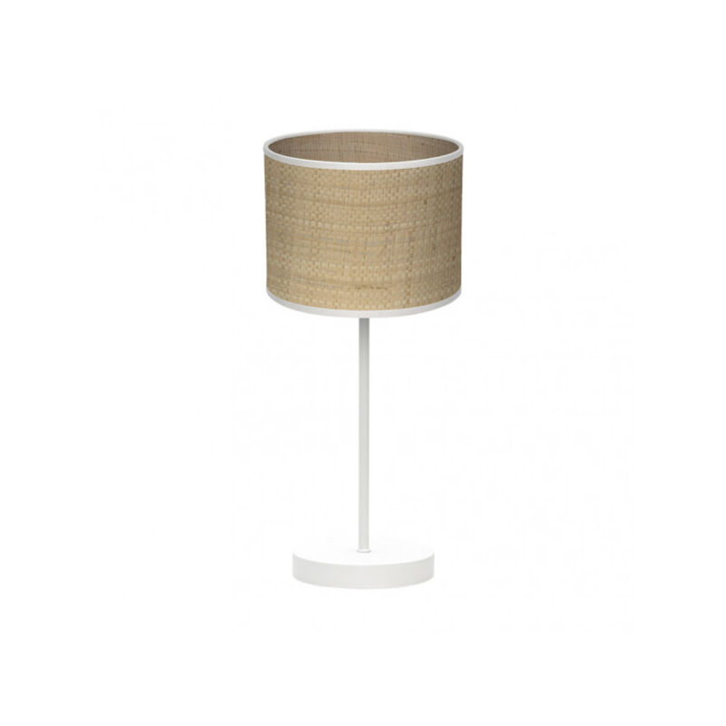 foto del prodotto fabrilamp jerte lampada da tavolo 1xe14 bianco naturale 42x17x17 cm brand