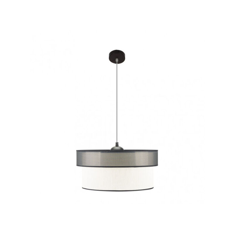 immagine 0 del prodotto lampada a sospensione felix bianco nero 1 luce fabrilamp