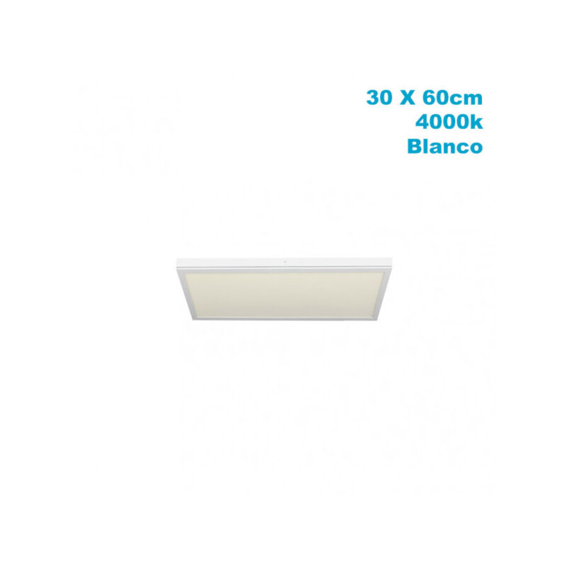 foto del prodotto pannello di superficie 36w 4000k tivoli white 2,5x30x60 cm 3060 lm