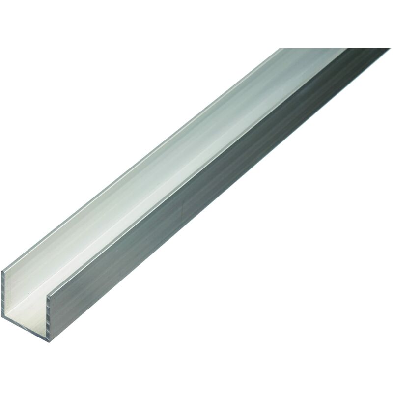 immagine 0 del prodotto gah alberts 474485 profilo a u, alluminio, 1000 x 20 x 20 mm