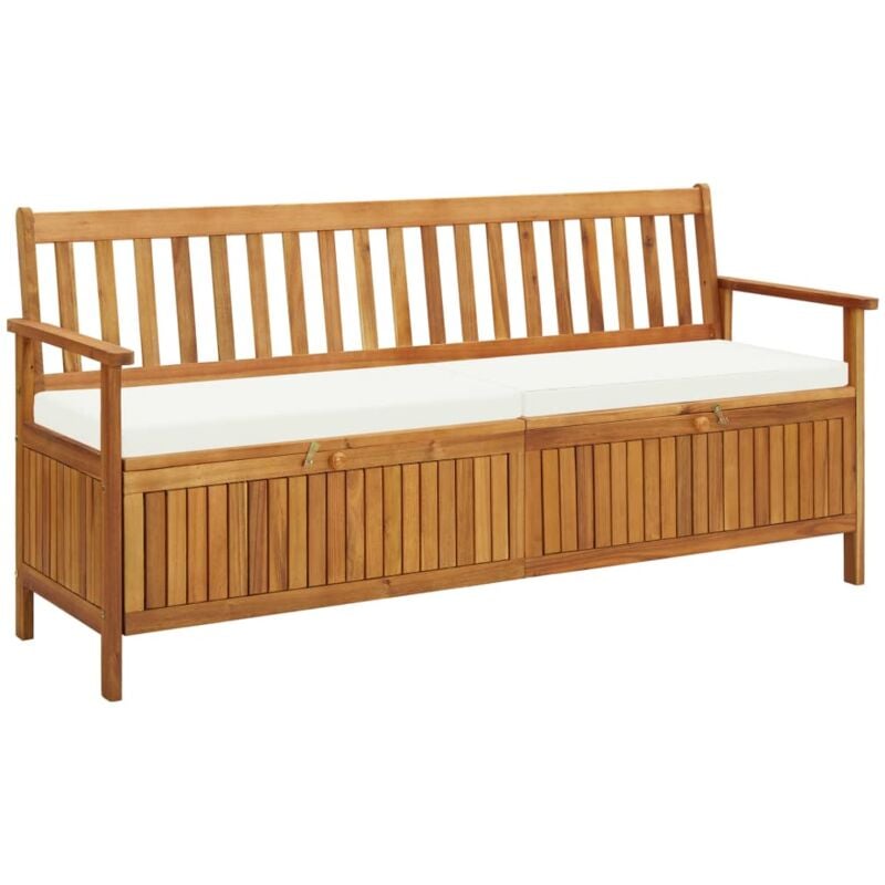 foto del prodotto furniture limited cassapanca con cuscini 170 cm legno massello