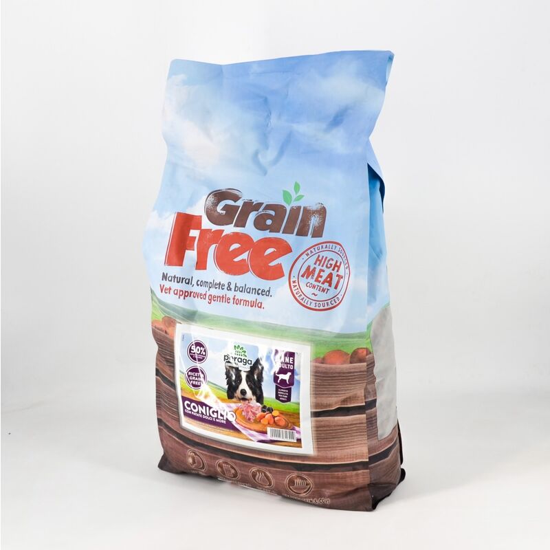 foto del prodotto crocchette peraga grain free per cane adulto 12kg coniglio cibo per cani