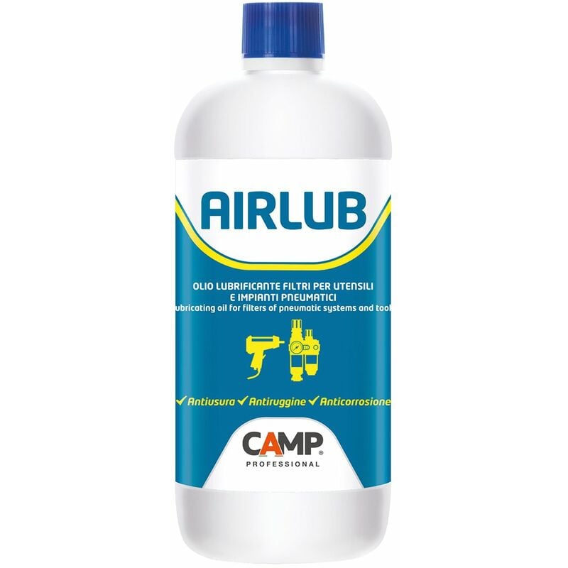 foto del prodotto camp olio lubrificante filtri per utensili e impianti pneumatici 1 l 1054 airlub