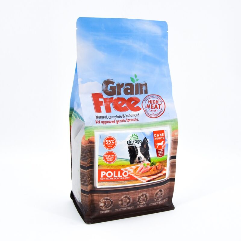 foto del prodotto crocchette peraga grain free per cane adulto 2kg pollo cibo per cani