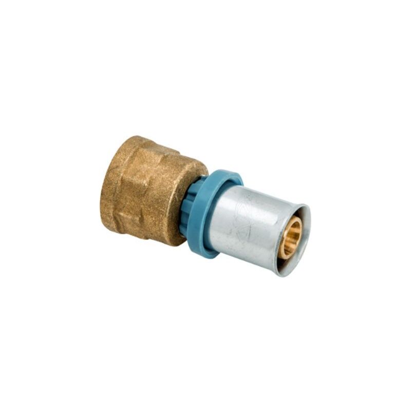 immagine 0 del prodotto 4004 raccordo diritto femmina 26 x 1f in ottone a pressare deltapress 4004260004001