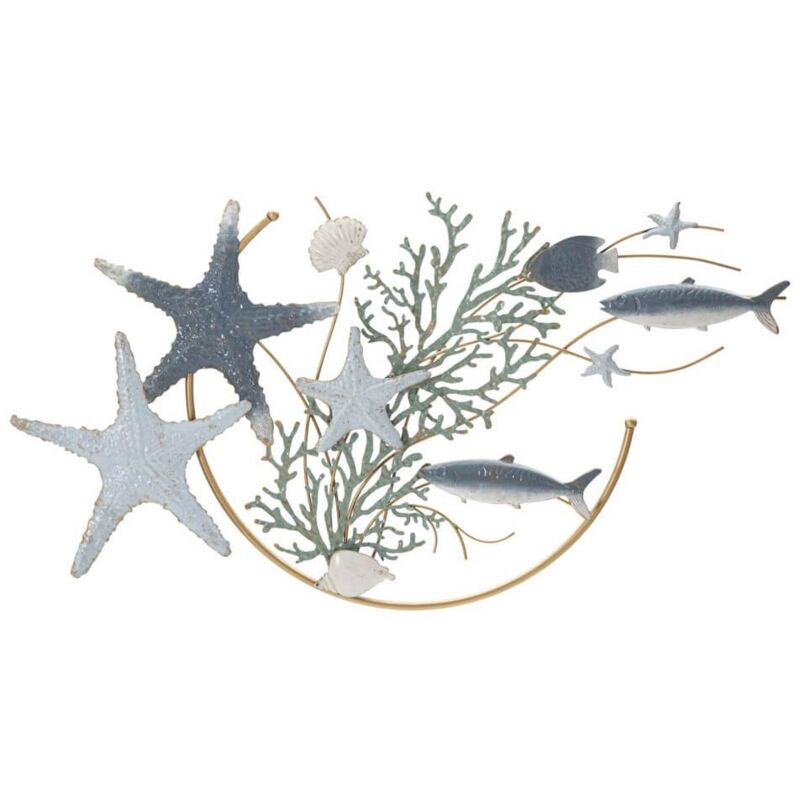 foto del prodotto decorazione parete ferro stella marina cm 95,3x5x53,3 stella marina