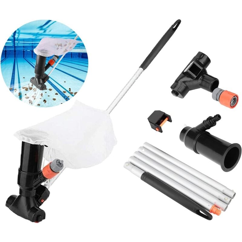 foto del prodotto rapanda aspirapolvere per piscine fuori terra, aspirapolvere manuale per tubo da giardino, aspirapolvere idraulico per spa e laghetti da giardino,