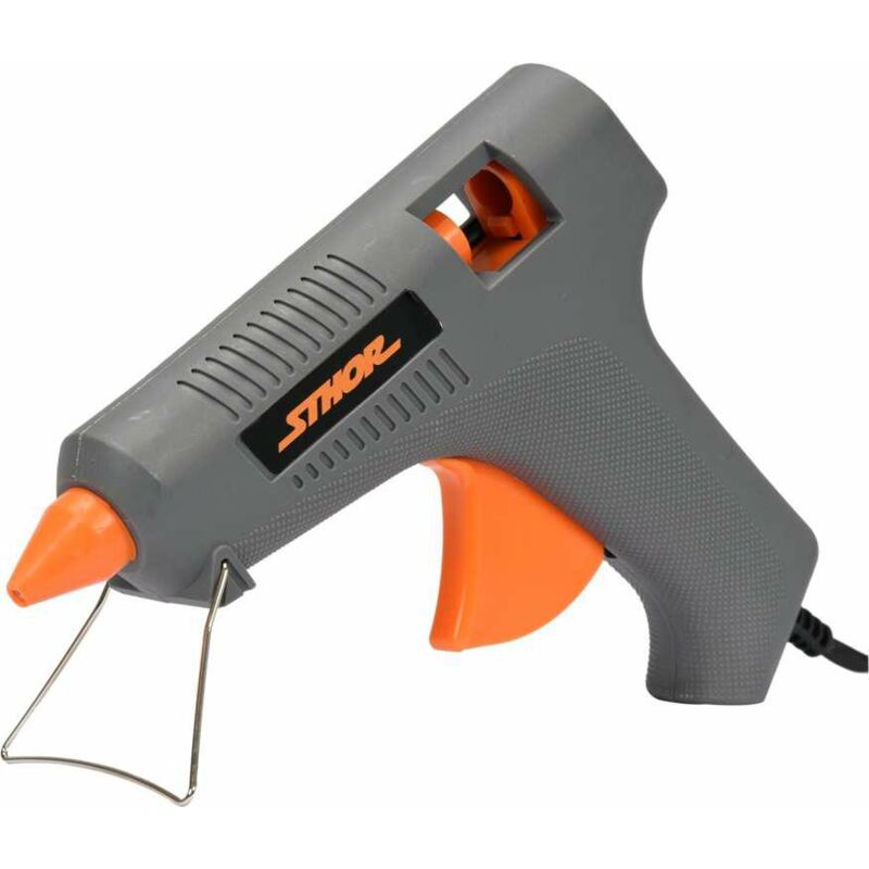 foto del prodotto 11mm powerup 73057, pistola incollatrice da 80w con avvio rapido, ideale per lavori artigianali e di riparazione, design ergonomico, alta potenza,