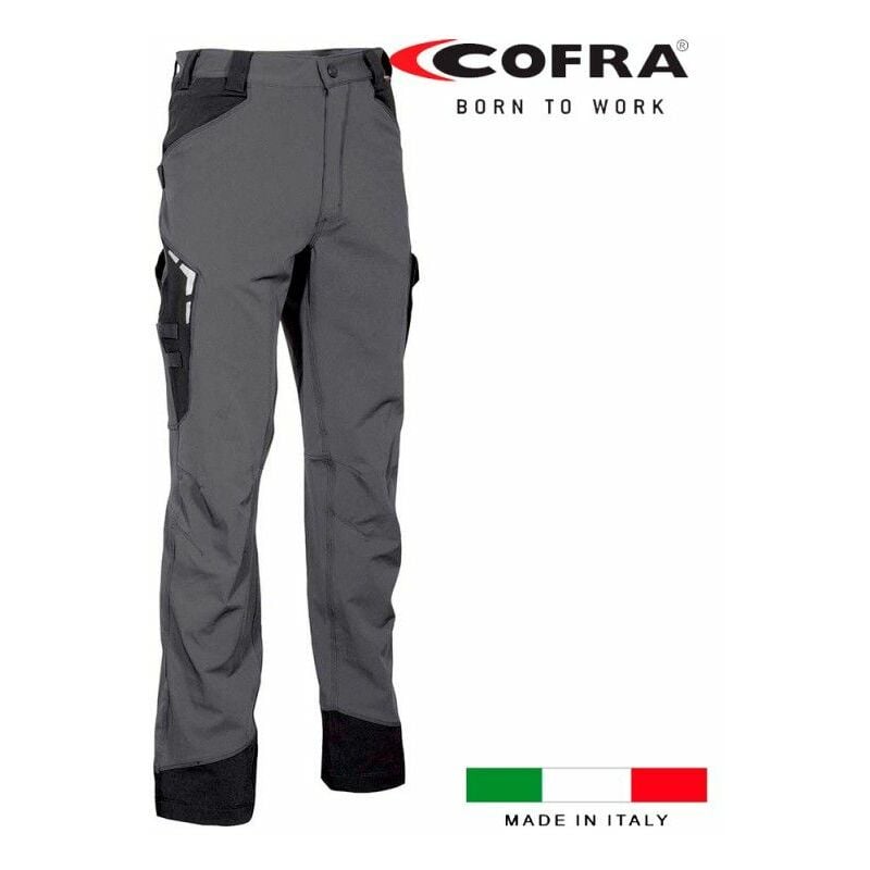 foto del prodotto pantaloni hagfors cofra grigio scuro nero taglia 56