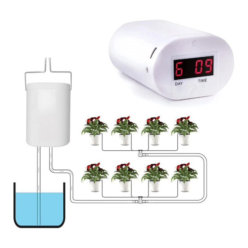 immagine 0 del prodotto dpzo teste di irrigazione automatica per pompe di fiori e piante, dispositivo di irrigazione a goccia per la casa, sistema di timer per pompe,