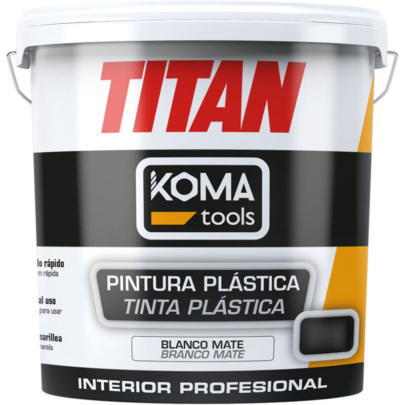 foto del prodotto koma utensili pittura plastica titan bianco 5 kg brand ean 8425998253009