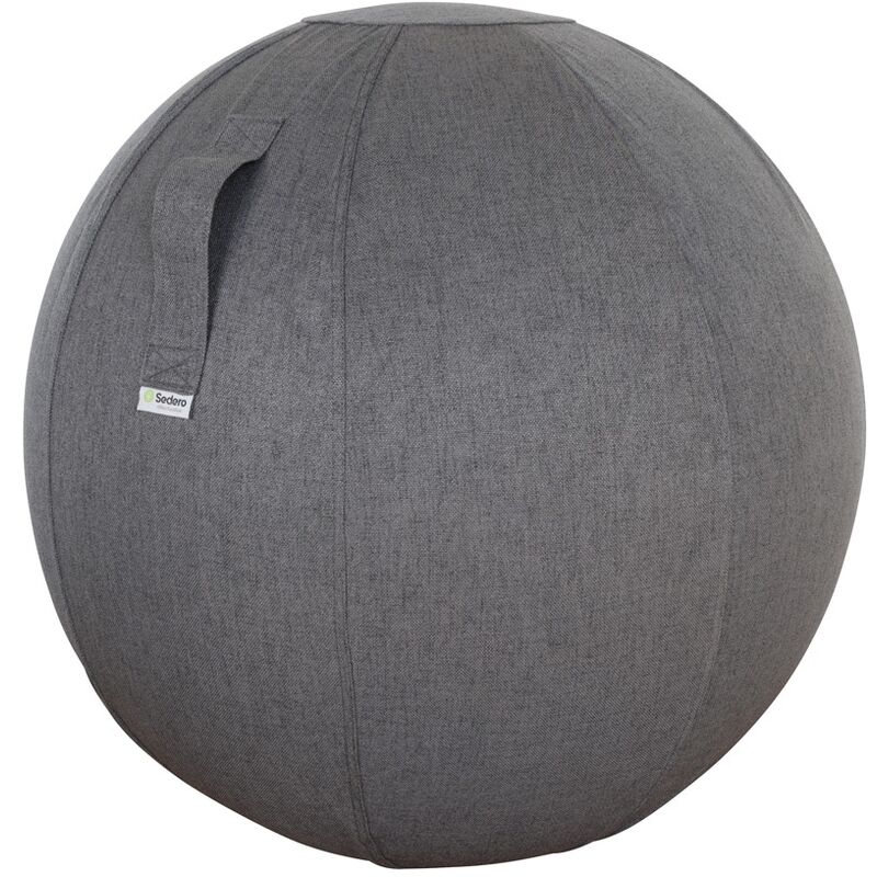 foto del prodotto vivol palla seduta ergonomica 75 cm grigio