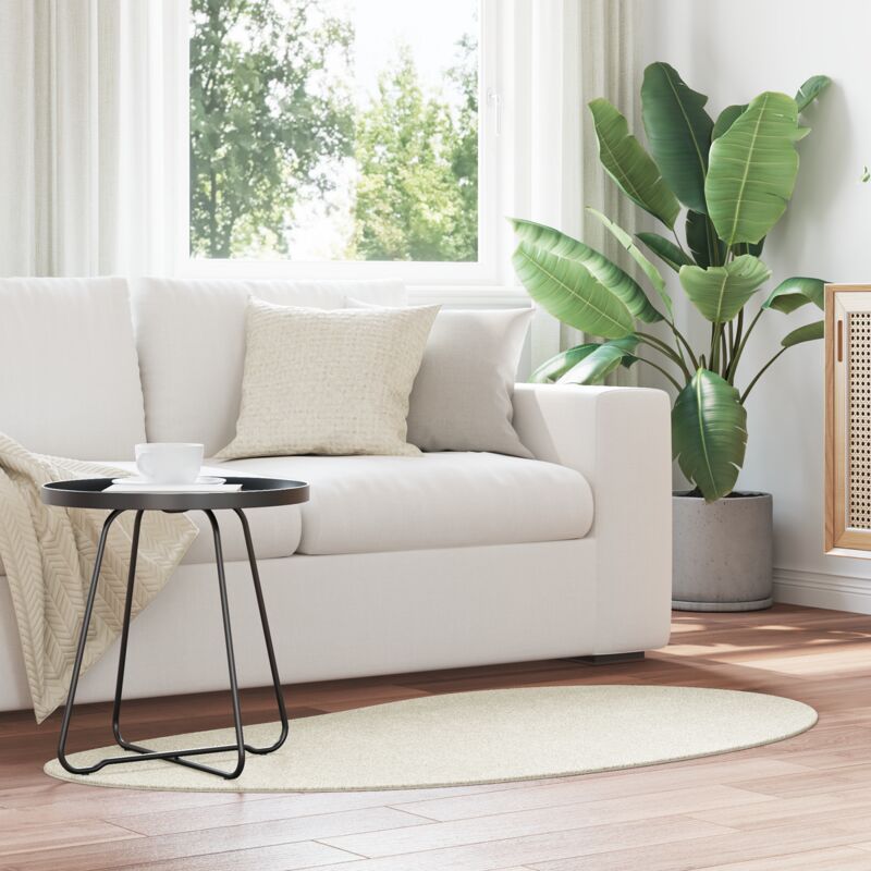 foto del prodotto vidaxl tappeto da area panna 80x150 cm antiscivolo